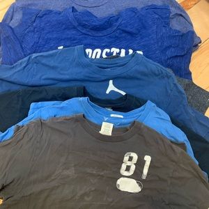 Huge lot of men’s Aeropostale Abercrombie AE shirt